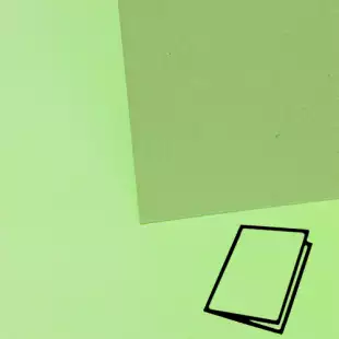 Verde Woodstock Card Blanks Double sided 285gsm