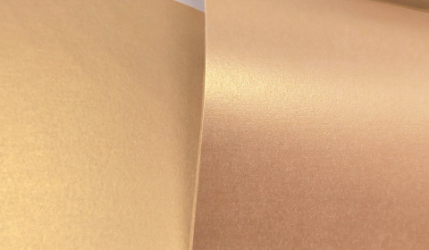 Satin Gold Pure Pearl Single Sided Card 300gsm