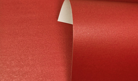 Ruby Red Pure Pearl Single Sided Card 300gsm