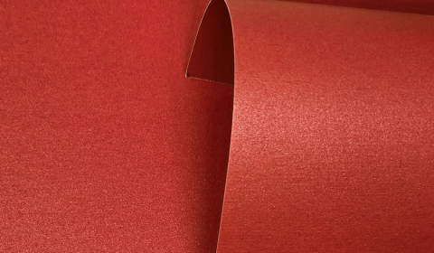 Ruby Red Pure Pearl Double Sided Card 300gsm