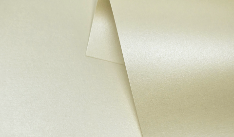 Ivory White Pure Pearl Double Sided Card 300gsm