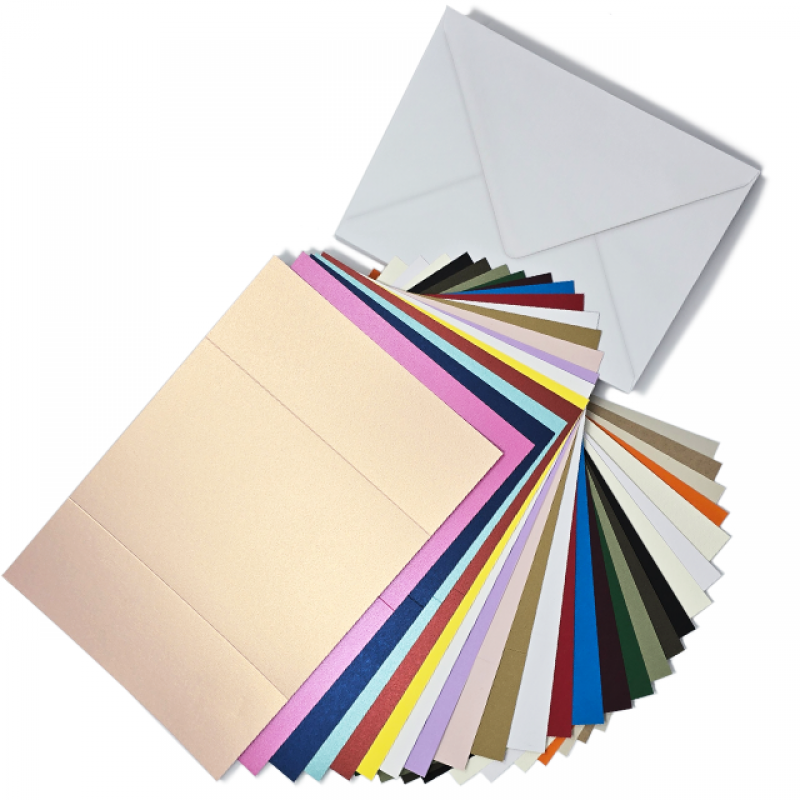 A5 Mystery Card Blanks and Envelopes Pack of 25
