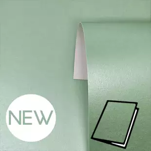 Sage Green Pure Pearl Card Blanks One Sided 300gsm