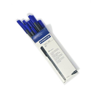 403 3 Staedtler Triplus pen blue