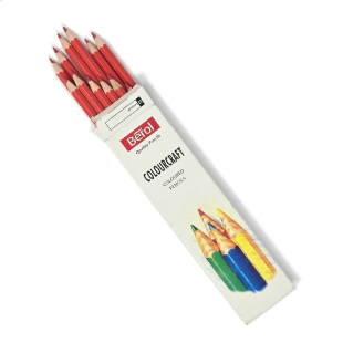 S0755840 colourcraft pencils Crimson