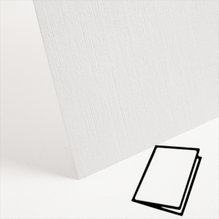 Extra White Linen Card Blanks 250gsm
