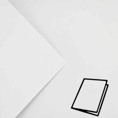 Premium one side coated board card blank symbol