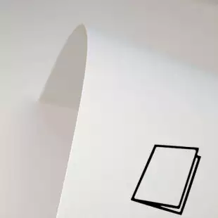 Card Blanks Double Sided Pearlised 300gsm - Natural White