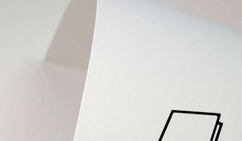 Card Blanks Double Sided Pearlised 300gsm - Natural White