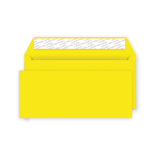Papermilldirect DL Peel and Seal Envelope - Banana Yellow Papermilldirect DL Peel and Seal Envelope - Banana Yellow