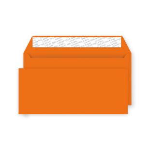 Papermilldirect DL Peel and Seal Envelope - Pumpkin Orange Papermilldirect DL Peel and Seal Envelope - Pumpkin Orange
