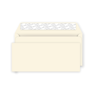 Papermilldirect DL Peel and Seal Envelope - Soft Ivory Papermilldirect DL Peel and Seal Envelope - Soft Ivory