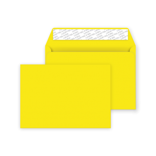 Papermilldirect C5 Peel and Seal Envelope - Banana Yellow Papermilldirect C5 Peel and Seal Envelope - Banana Yellow