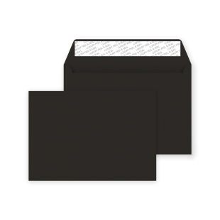 Papermilldirect C5 Peel and Seal Envelope - Jet Black Papermilldirect C5 Peel and Seal Envelope - Jet Black