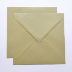 Lustre Print Silver Square Envelopes - Pearlised Amarillo Lustre Print Silver Square Envelopes - Pearlised Amarillo