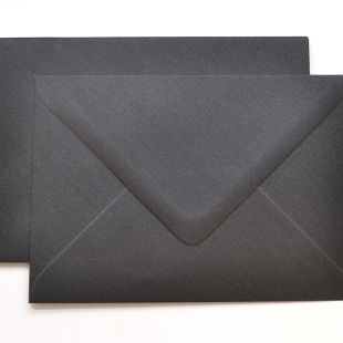 Lustre Print Silver C6 Envelopes - Pearlised Charcoal Lustre Print Silver C6 Envelopes - Pearlised Charcoal