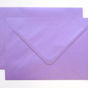 Lustre Print Silver C6 Envelopes - Pearlised Periwinkle Lustre Print Silver C6 Envelopes - Pearlised Periwinkle