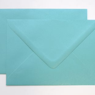 Lustre Print Silver C6 Envelopes - Pearlised Sea Blue Lustre Print Silver C6 Envelopes - Pearlised Sea Blue