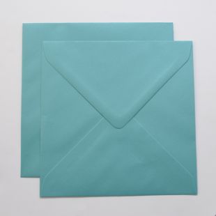 Lustre Print Silver Square Envelopes - Pearlised Sea Blue Lustre Print Silver Square Envelopes - Pearlised Sea Blue