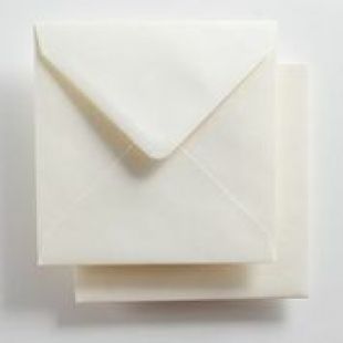 Luxury Square Envelopes - Pearlised Natural White Luxury Square Envelopes - Pearlised Natural White