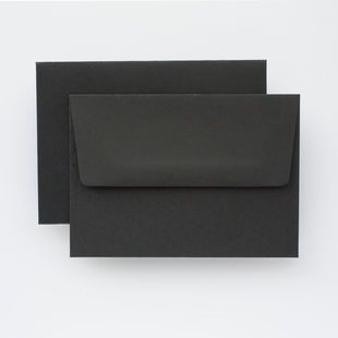 Luxury C6 Envelopes - Colours Black Luxury C6 Envelopes - Colours Black