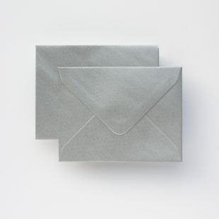 Luxury C6 Envelopes - Metallic Silver Luxury C6 Envelopes - Metallic Silver
