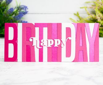 Colour Block Birthday