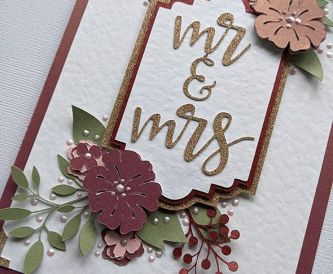 Floral Wedding Card