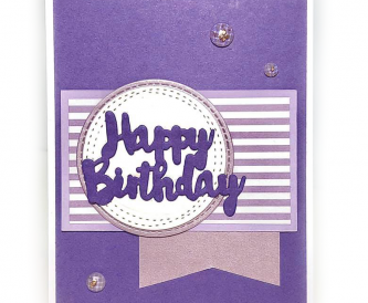 MONOCHROME BIRTHDAY CARD