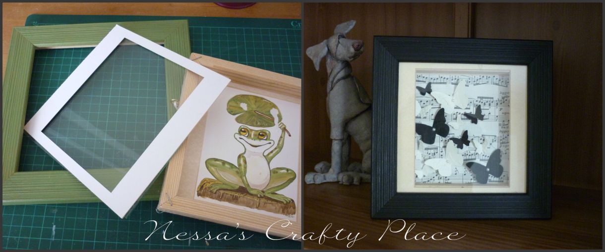 Upcycled Box Frame Project