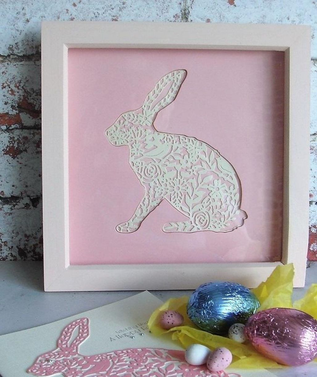 Die Cut Bunny Easter Card and Gift Making Bunny Easter Cards