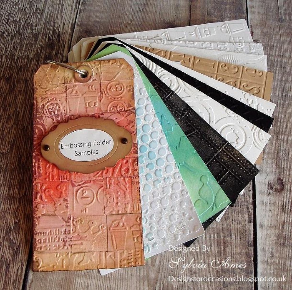 Organising Embossing Folder Designs and Techniques