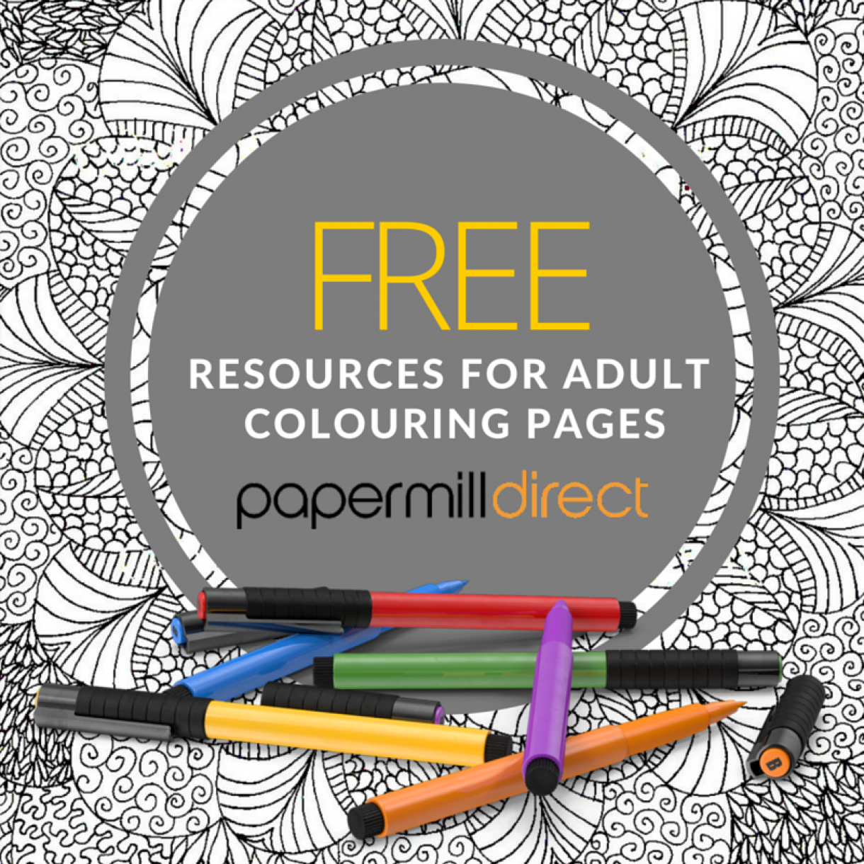 Adult Colouring Free Pages To Download