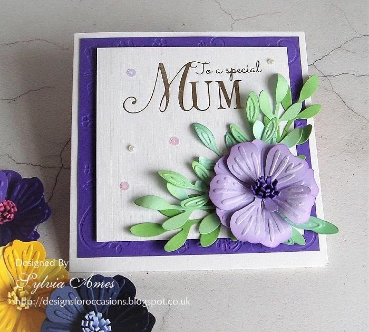 Flower Cards For Mum