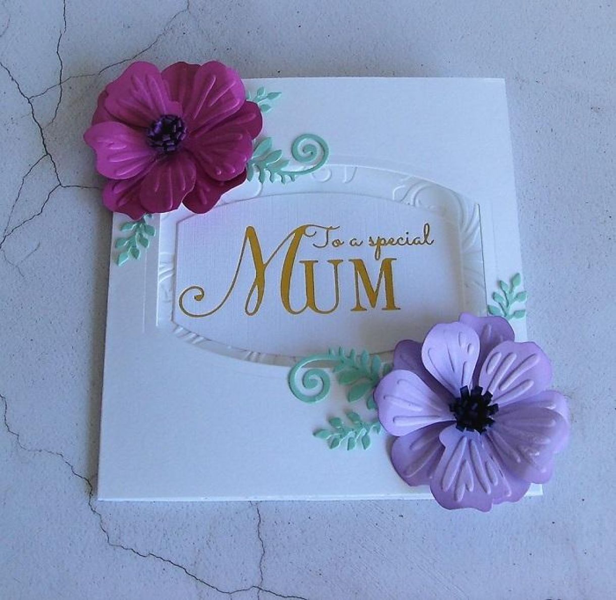 Flower Cards For Mum