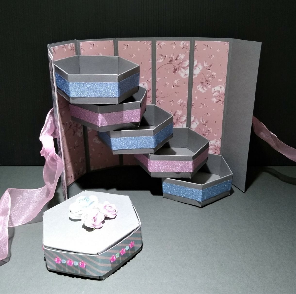 Hexagonal Stacked Gift Box