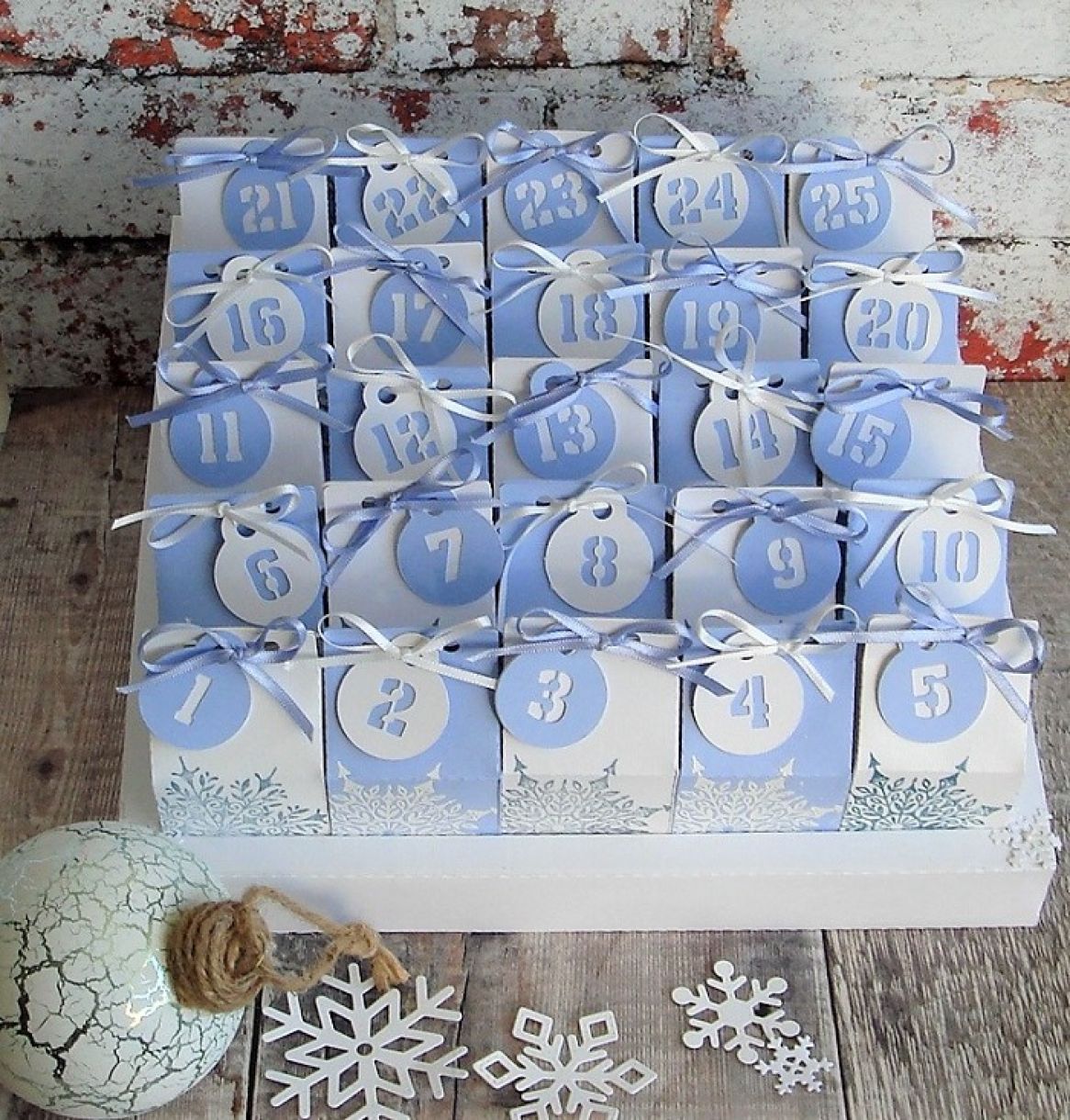 Milk Carton Advent Calendar