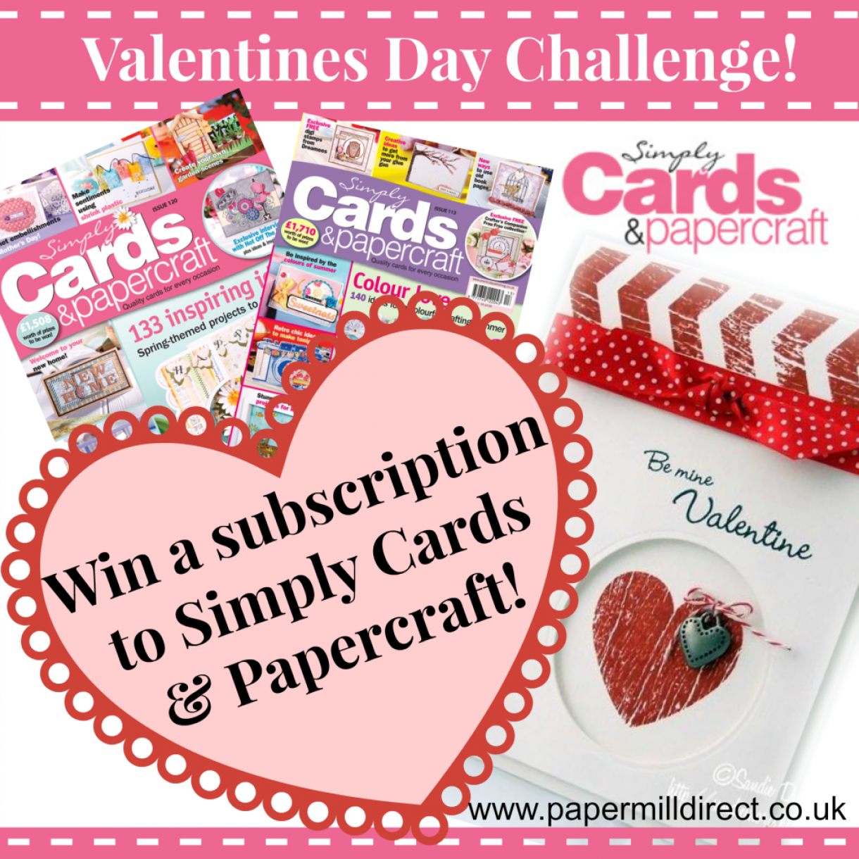 Valentines Day Challenge Win a Subscription to Simply Cards