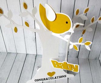 New Baby 3D Card