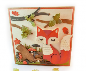 Foxy Woodland Scene