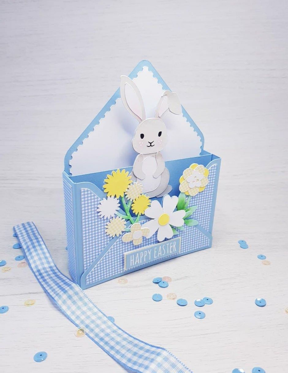 Easter Bunny Envelope Box Card Making an Envelope Card Box