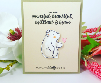 Brave Bear Card