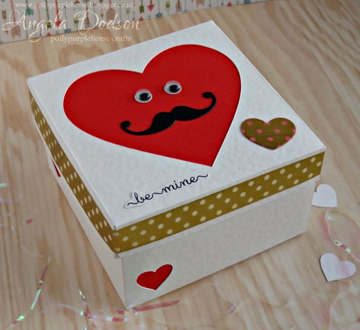 Be Mine Fun Valentine Gift Box Idea