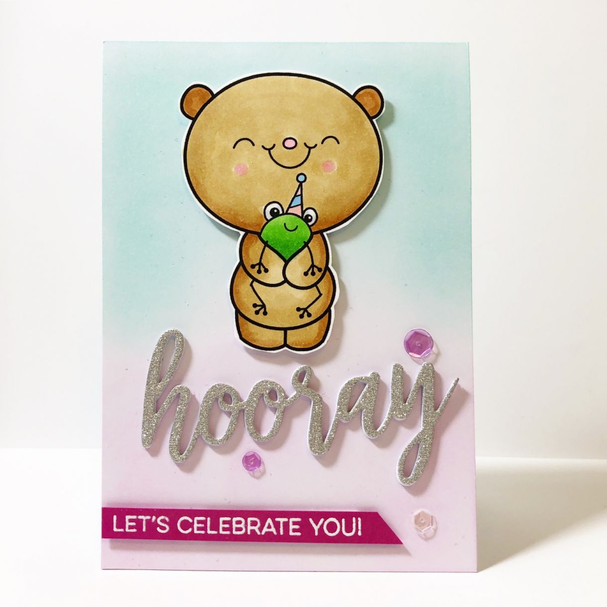 how to make a hooray birthday card
