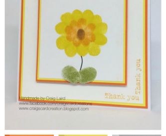 Project - Fingerpainting, Kids Easy Thank You Card