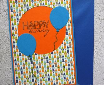 How To Make A Colourful Birthday Card