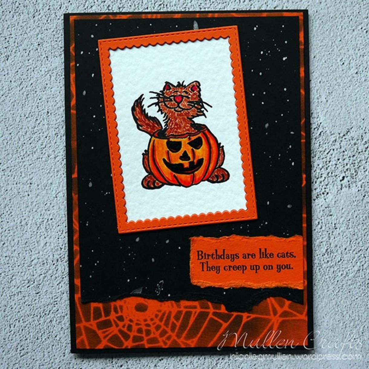 Halloween Birthday Card Halloween Birthday Card
