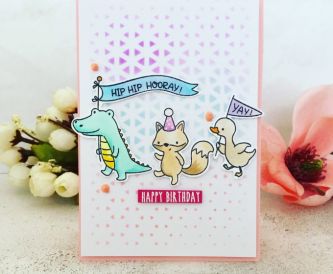 Hip Hip Hooray Birthday Card