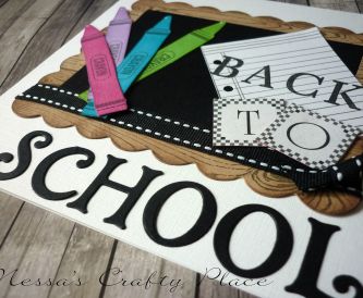 Back To School Blackboard Card