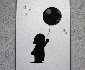 Death Star Balloon Card!